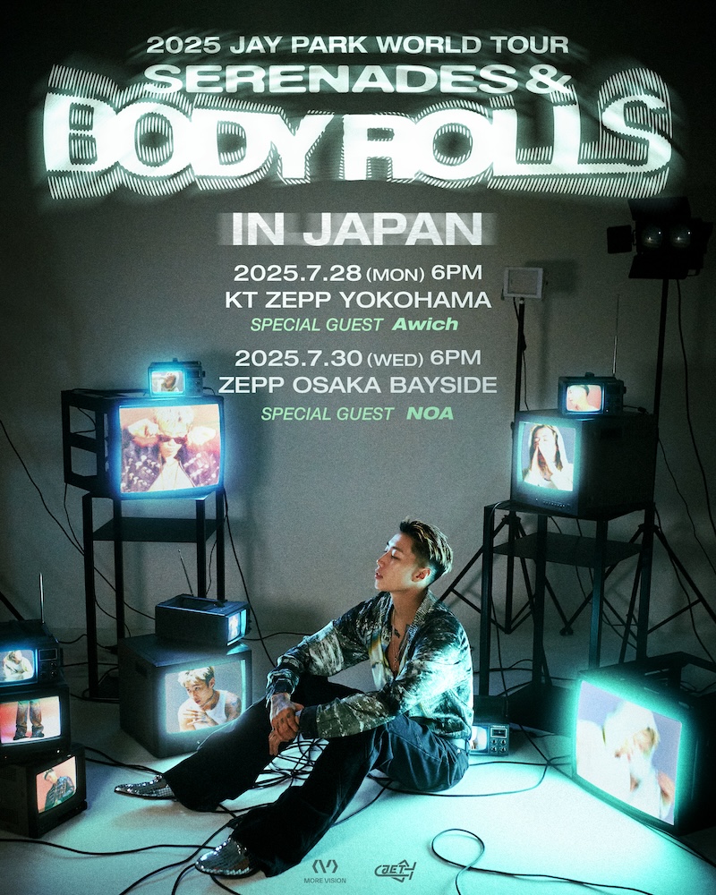 2025 Jay Park World Tour [Serenades & Body Rolls] In Osakaにゲスト出演決定！！