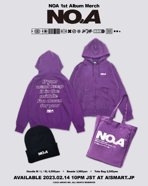NOA 1st Album『NO.A』グッズ販売決定 | NEWS | NOA Official Site