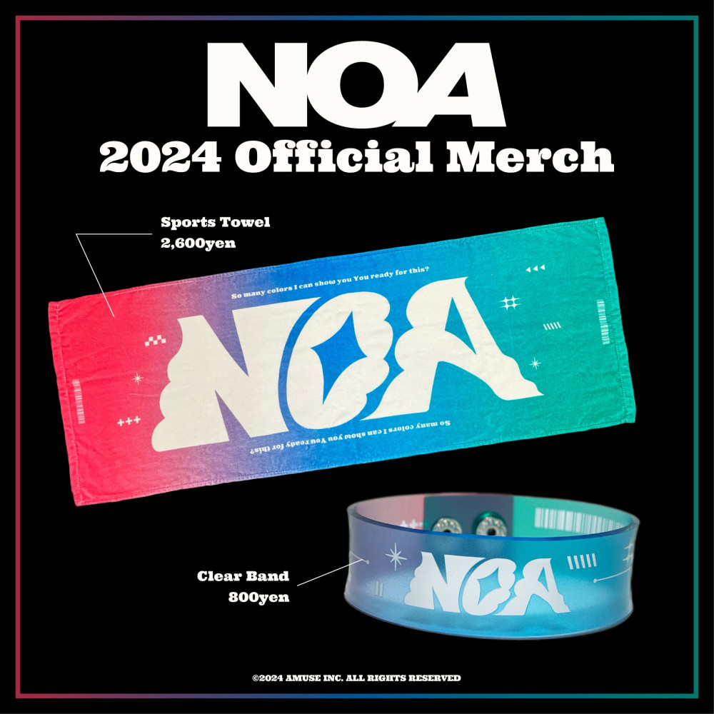 NOA 2024年グッズ発売決定！7月13日(土)11:00より販売開始！